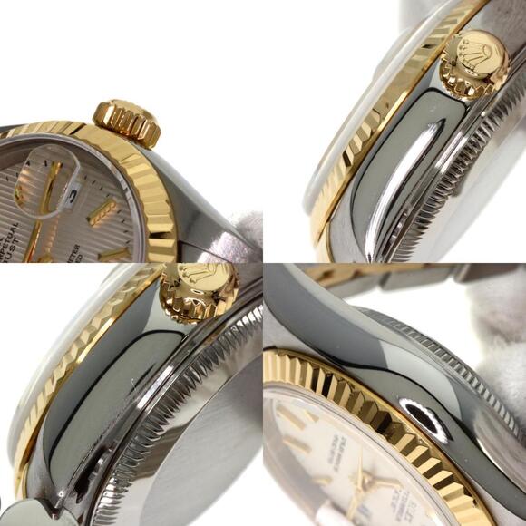 Rolex 79173 Datejust Silver Tapestry Watch Stainless Steel SSxK18YG Ladies ROLEX - Picture 7 of 11